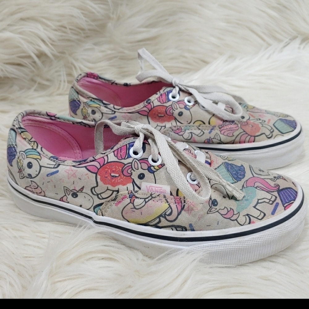VANS UNICORN & CUPCAKES SZ 6.5
